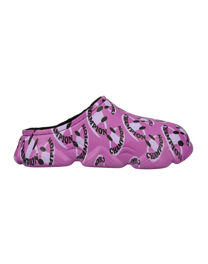 Women's Champion Super Meloso Smile Slides Fuchsia / Purple | PAUDE7089