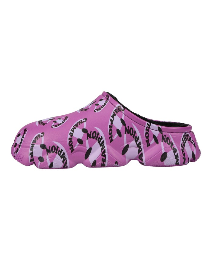 Women's Champion Super Meloso Smile Slides Fuchsia / Purple | PAUDE7089